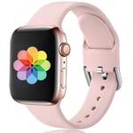 Silicone Bracelet Sport Pour Apple Watch Taille S L 38mm 40mm 1 2 3 4 5 6 Se De