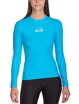 iQ-Company IQ 300, Vêtement Anti-UV T-Shirt Femme, Turquoise, FR : XXS (Taille Fabricant : XXS (34))