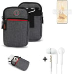 Belt bag + headphones for Oppo Reno9 Phone case