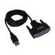 Adaptateur USB vers Port Parallèle approx! APPC26 Plug & Play Windows/Linux/Mac OS