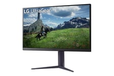 LG UltraGear 27GS85Q-B skærm - LED baglys - 27" - VESA Adaptive-Sync, AMD FreeSync, NVIDIA G-SYNC Compatible - Nano IPS - 1ms - QHD 2560x1440 ved 180Hz