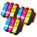 9 C/M/Y Printer Ink Cartridges XL for Epson Expression Photo XP-6000 & XP-6100