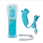 Manette de jeu sans fil 2 en 1 pour WII Motion Plus, Joystick, télécommande pour Console Nunchuck Wii [C436B14]