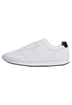 Tommy Hilfiger Men’s Mix Low Top Trainers, White (White), 6,5