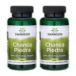 (60capsules x 2P) Swanson Chanca Piedra Liver Kidney Support Herbal Supplement