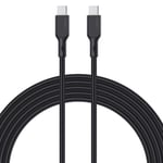 Aukey USB-C Kabel, 100W, 1m - Svart