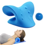 Neck Stretcher cloud Cervical Traction Device with Massage Ball