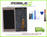 Ecran LCD + Vitre Tactile pour SONY Xperia XZ Rose  + outils + Colle