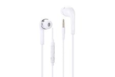 PH26 Oreillette et Kit mains-libres Ecouteurs pour meizu 18 pro haute qualité audio en silicone ultra confort contrôle du volume microphone - blanc