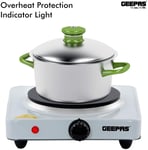 Portable Electric Single Hot Plate Cooker Table Top Kitchen Stove Hob 1000W