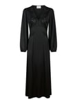 Coco Soft Satin Dress - Black