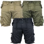 Men Cargo Shorts Camo Combat Utility Hiking Above Knee Short Cotton Brave Soul