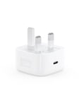 UGREEN 20W USB C Plug Supports Max 20W PD Fast Charger Type C Plug Power Adapter Compatible with iPhone 16/15/15 Pro/14/13/12/SE 3, iPad Air 5, iPad Mini 6, Galaxy S24/S23, Pixel 9/8, iWatch 9, White