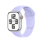 SRena Bracelet SBC1 pour bracelet apple watch se ultra 2 series 10 9 8 7 6 5 4 3 2 1 49mm 46mm 45mm 44mm 42mm 41mm 40mm 38mm cuir sport montre silicone en couleur Brouillard Violet