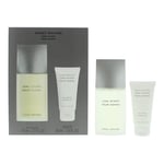 Issey Miyake L'eau D'issey Pour Homme 2 Piece Gift Set: Eau de Toilette 75ml - S