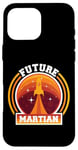 iPhone 16 Pro Max Mars Planet Future Martian Retro Vintage Oldschool Case