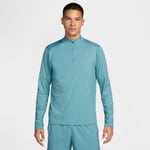 Nike Dri-FIT Half Zip Langermet T-skjorte til Herre - Komfortabelt Undertøy for Løping, Str. M