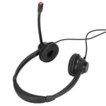 RJ9 Phone Headset Built In HD Mic Binaural Office Headset Support Speaker Vo Hot