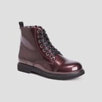 LIBERTO - bottines vernies bordeaux femme