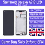 Samsung Galaxy A21S SM-A217 LCD Screen Display Touch Digitizer Assembly W Frame