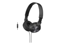 Sony Mdr-Zx310 - Hörlurar - Fullstorlek - Kabelansluten - 3,5 Mm Kontakt - Svart