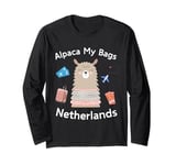 Netherlands Alpaca My Bags Christmas Netherlands Long Sleeve T-Shirt