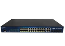 Allnet All-Sg8428v2pm, Hanterad, L2, Gigabit Ethernet (10/100/1000), Full Duplex, Strömförsörjning Via Ethernet (Poe) Stöd, Rackmontering