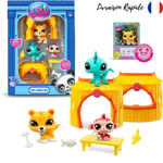 Littlest Pet Shop Pack Tiki Jungle 3 Animaux Accessoires Coffret Jouet 3 Ans