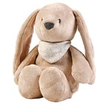 Nattou Peluche Veilleuse Lapin, Sleepy, 7 Teintes naturelles, Boîte à musique intégrée, Batterie Rechargeable USB, 19,3 x 11 x 30,5 cm, Végétalien, Peluche/polyester, Beige