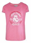 Real Madrid Woman Tee No. 9 Girls T-Shirt (Pack of 1) Pink