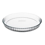 Pyrex Bake & Enjoy Mouleà tarte en verre haute résistance Blanc 28 x 28 cm 1,6 l