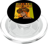 Black Independence Day - Love a Black Ghost Hunting Girl PopSockets PopGrip for MagSafe