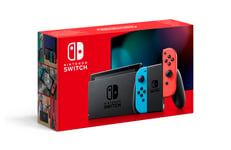 Nintendo Switch Console w/Neon Joy-Cons 2019 - Media fra Outland