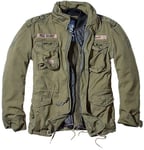 Veste M65 Giant Style Vintage - Homme - Byb3101 - Vert Olive