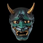 Halloween japanilainen väri Bonjour Noh Kabuki Demon Mask Sata Ghosts Night Out Resin Ghost Samurai Props Prom Party Mask