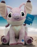 DISNEY ANGEL LILO & STITCH DISNEY CLASSIC + SOUND 11"PLUSH CUDDLY SOFT TEDDY NEW