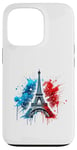 Coque pour iPhone 13 Pro Tour Eiffel: Icône Parisienne revisitée en Clé Street Art