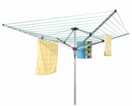 4 ARM 40M ROTARY AIRER CLOTHES DRYER OUTDOOR LAUNDRY WASHING LINE SOCKET