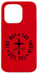 iPhone 15 Pro The way. The truth. The life. Jesus. Christian God love. Case