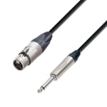 Adam Hall Neutrik XLR Hun til 6.3mm Jack Adapterkabel 3 meter