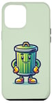 iPhone 12 Pro Max Garbage Trash Can Cartoon Character Design Case