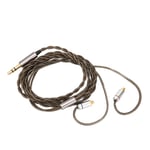 MMCX Hörlurskabel 3,5 mm-kontakt Silverpläterad Kopparkärna Uppgradering av hörlurar för Sennheiser IE300 IE600 IE900 1,2 m