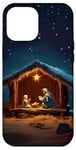 iPhone 12 Pro Max Christmas Nativity Mary, Joseph, and Baby Jesus Case