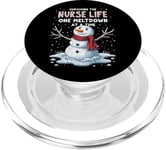 Nurse Xmas Surviving The Nurse Life One Meltdown At A Time PopSockets PopGrip for MagSafe