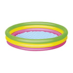 Bestway 51103 Piscine gonflable pataugeoire Arc en Ciel 3 boudins 152 x 30 cm