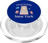 Alpaca My Bags Tenue de voyage de vacances New York PopSockets PopGrip pour MagSafe