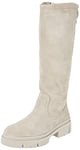 Tamaris Femme 1-1-26622-29 Bottine, Suédine Taupe, 37 EU