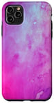 Coque pour iPhone 11 Pro Max Rose violet corail dégradé