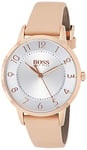 Hugo Boss Femme Analogique Classique Quartz Montres bracelet avec bracelet en Cuir - 1502407