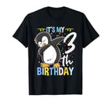 Its My 3rd Birthday Dabbing Penguin T-Shirt